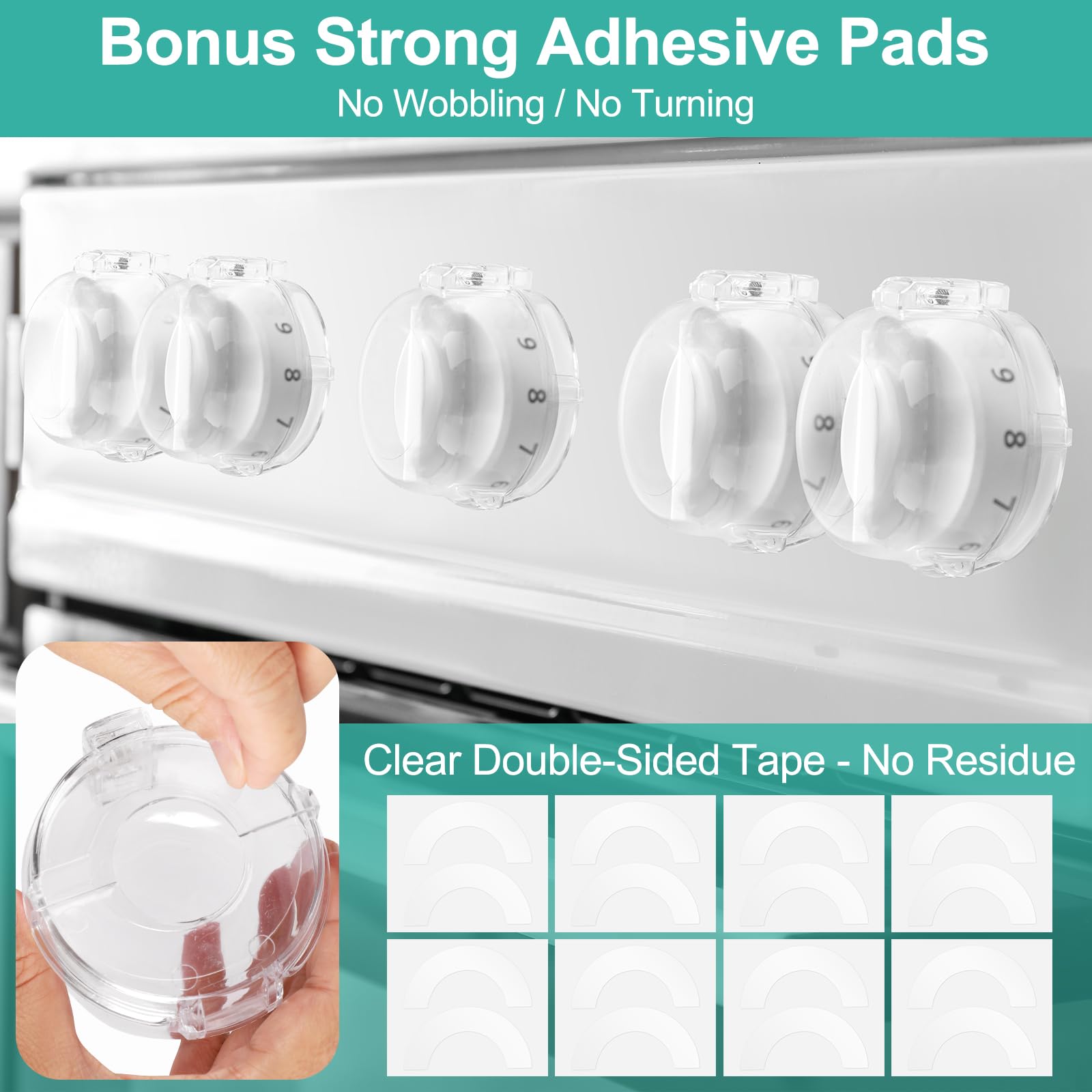 GRENFU safety covers require knob center spacing and size checks for proper fit