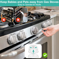 GRENFU safety cover demonstrates two-finger press for adult operation and safety