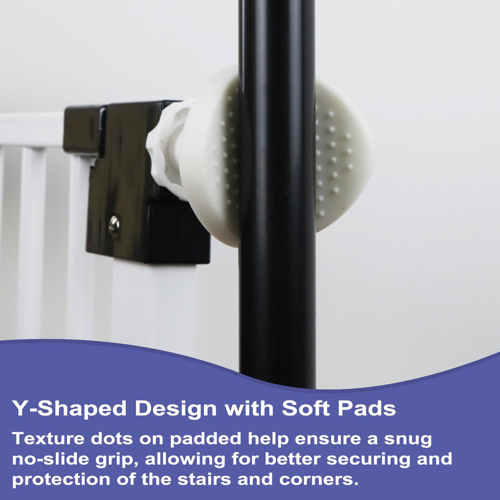 GRENFU wall protector for gate shields walls from marks while keeping gates stable