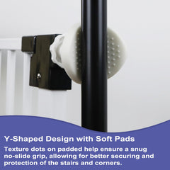 GRENFU wall protector for gate shields walls from marks while keeping gates stable