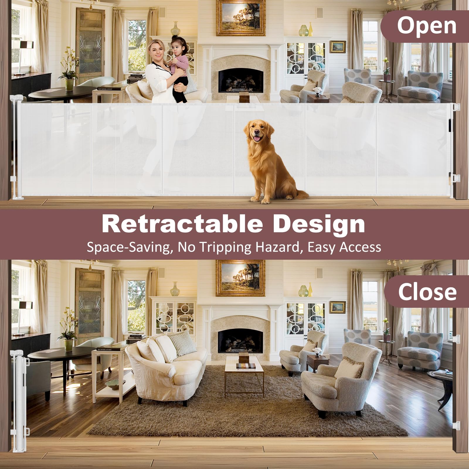 GRENFU waterproof and rust-resistant design suits indoor and outdoor use with lasting durability.