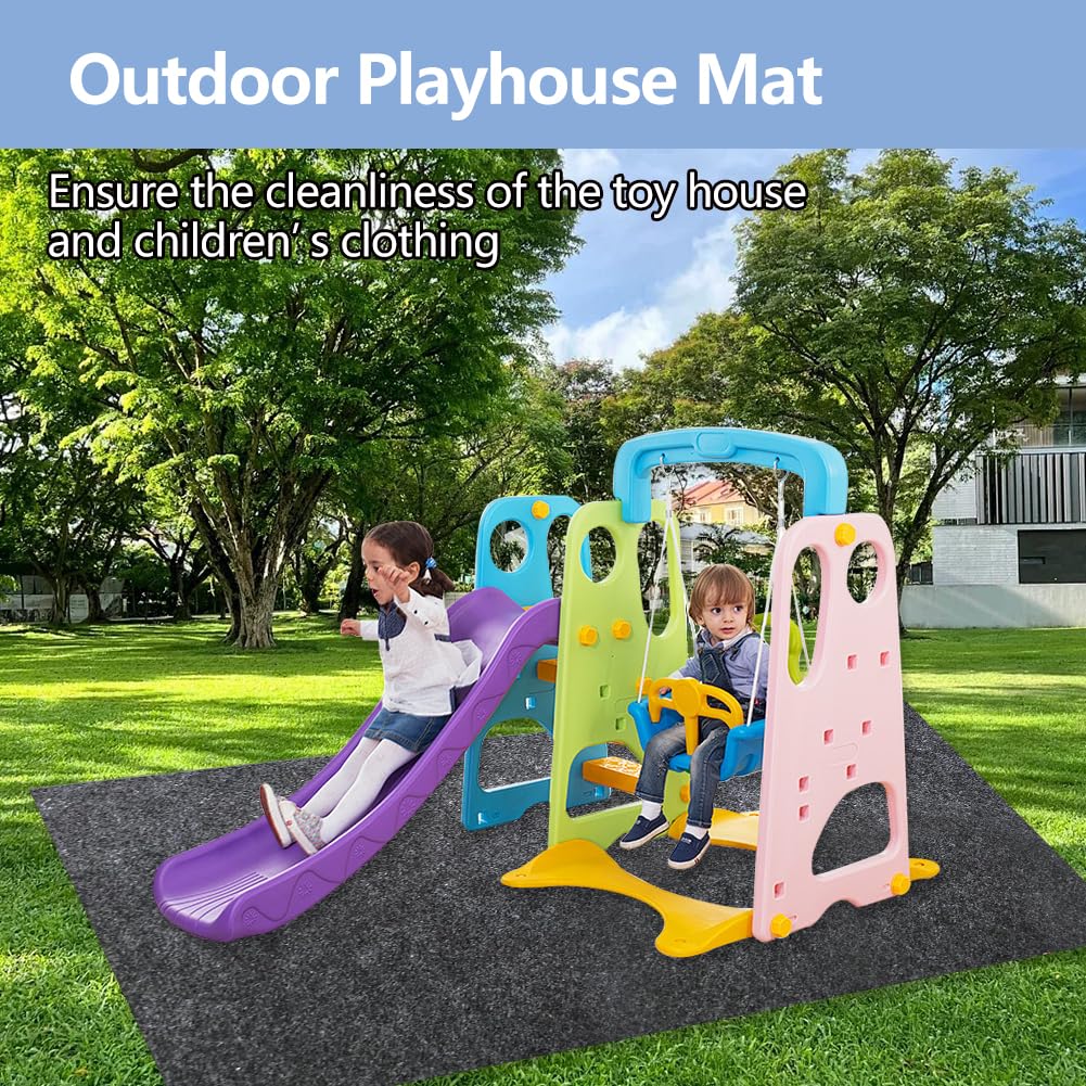 GRETJOB spacious surface supports playhouses and activities with a clean zone