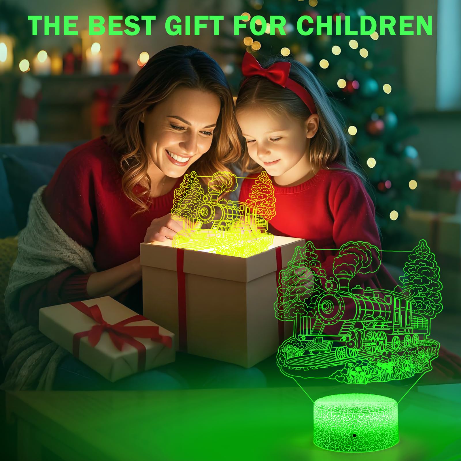 GRKTVAER Train Night Light makes a thoughtful gift for kids