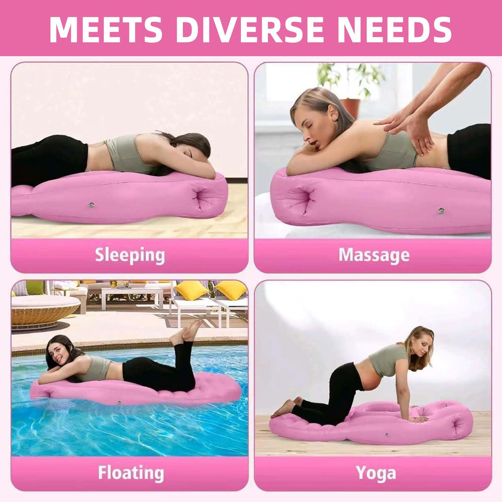 Grluvxo compact deflated design fits in bags for travel-friendly comfort.