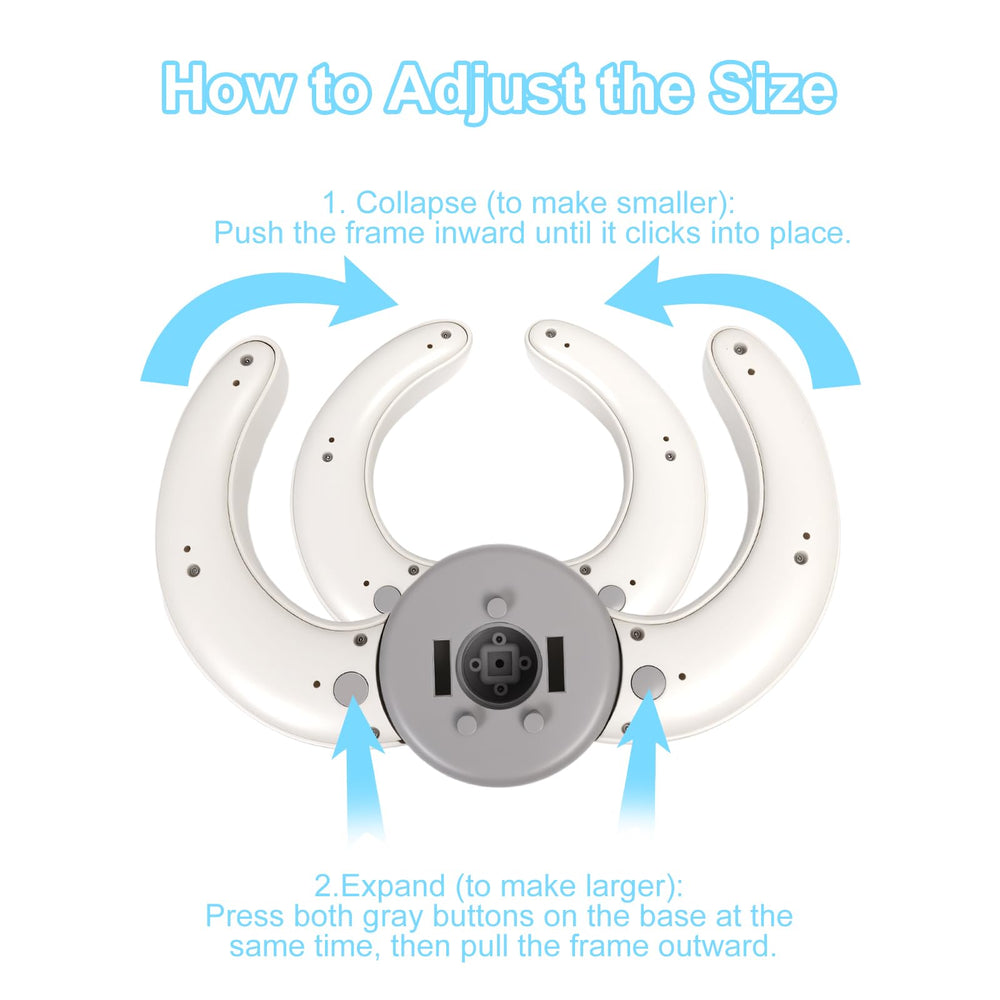GrnPeak baby shower stand corner-use highlights flexibility beside sink or shower.