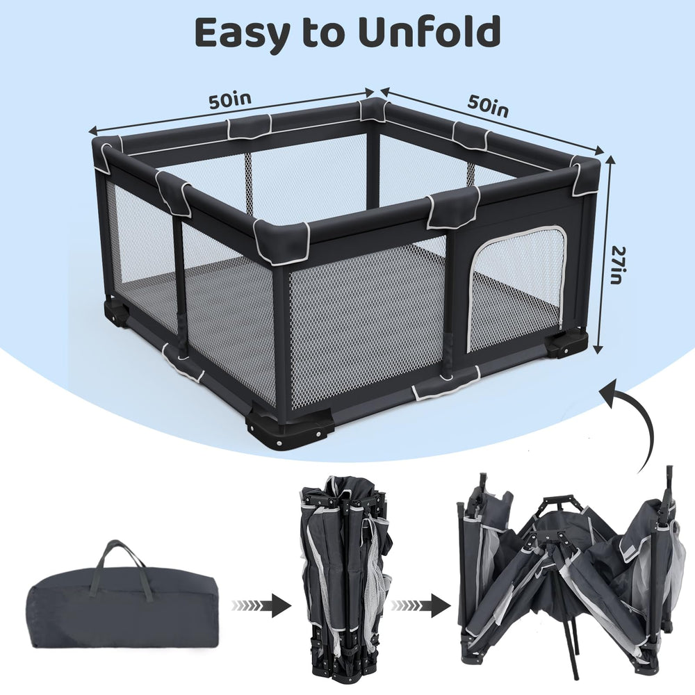 Grobeybees robust steel-frame provides stable support for active toddlers.