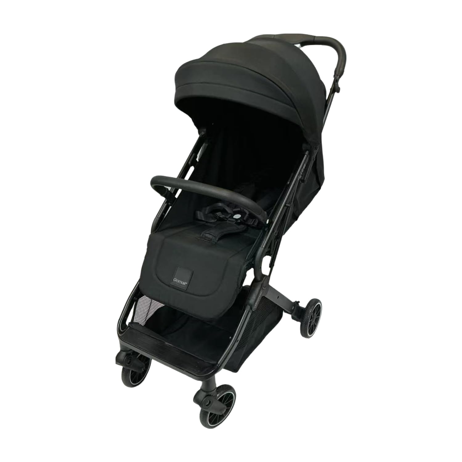 Gromast adjustable toddler seat recline showing growing comfort during rides