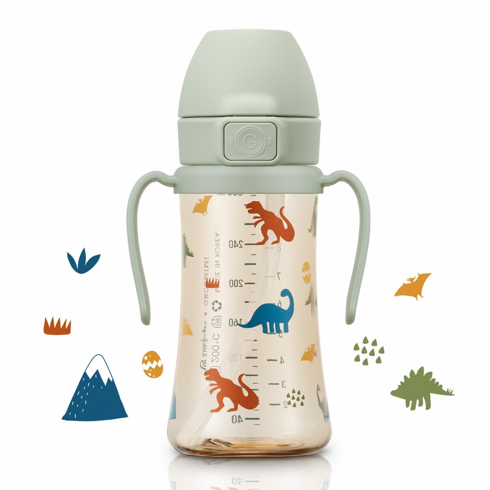 GROSMIMI 10oz capacity fits on-the-go hydration for active little ones.