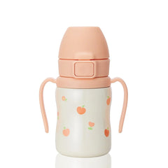 GROSMIMI insulated stainless cup front view keeps drinks cold during playtime