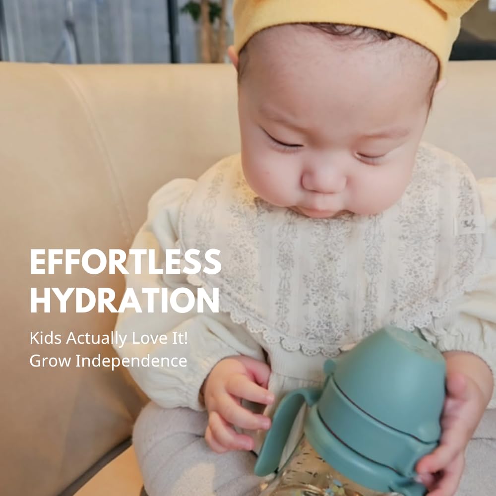 GROSMIMI on-the-go cup suited for travel and daycare.