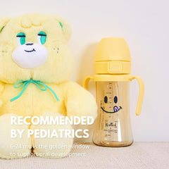 GROSMIMI PPSU BPA-free material ensures durable safety for toddlers.