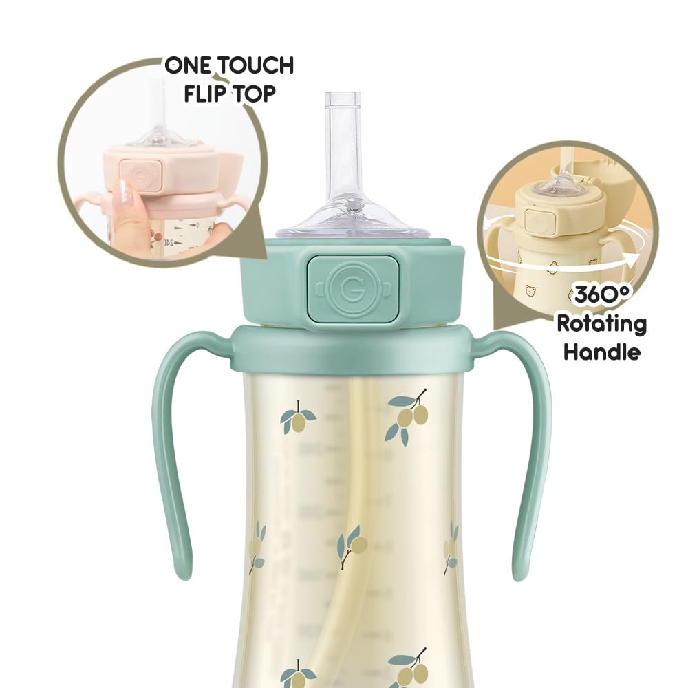 GROSMIMI 10 oz capacity ideal for toddlers on the go.