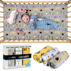Grow Wild nursery-setup highlights a cohesive 3-pack look for a coordinated nursery.
