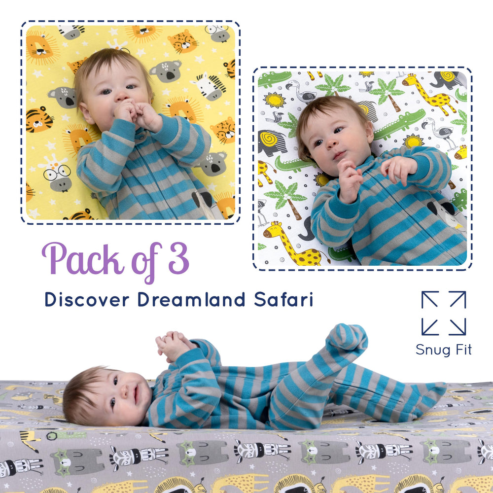 Grow Wild crib-mattress-52x28x9-fit confirms precise dimensions and secure elastic edge.