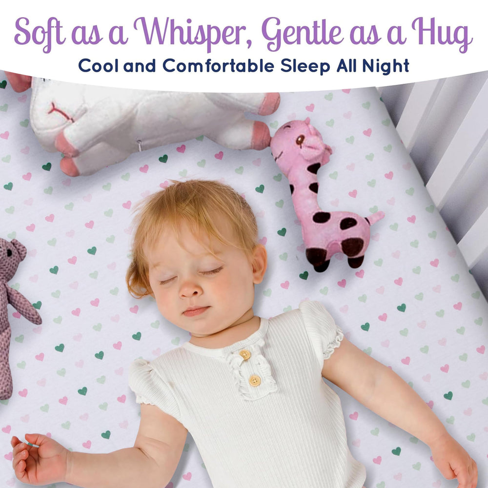 Grow Wild hearts and flowers design adds charming nursery decor and gifting appeal