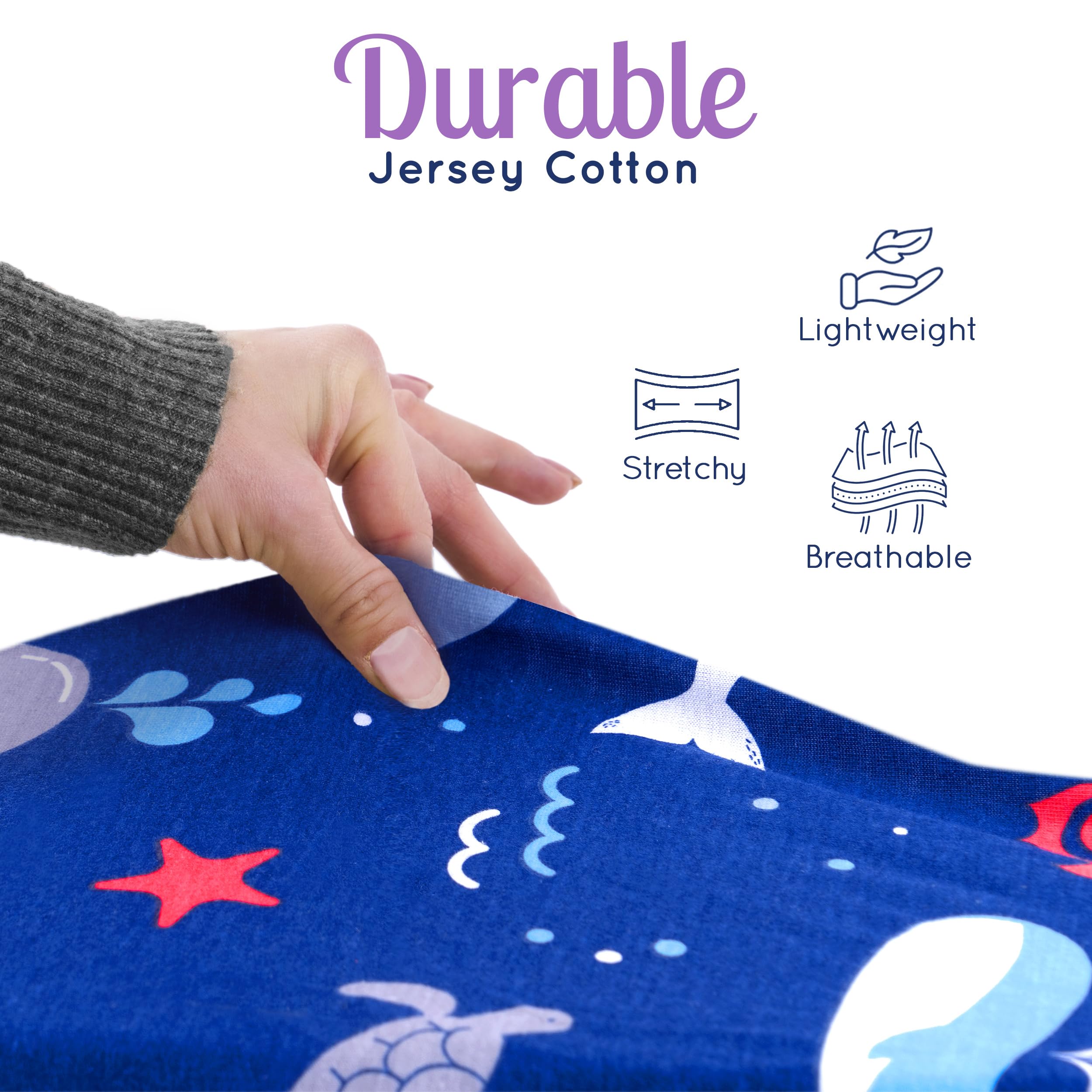 Grow Wild nursery essentials with matching crib sheets create a coordinated, calming nursery space.