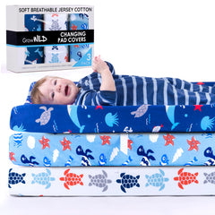 Grow Wild jersey cotton soft close-up demonstrates a breathable fabric for everyday changes.