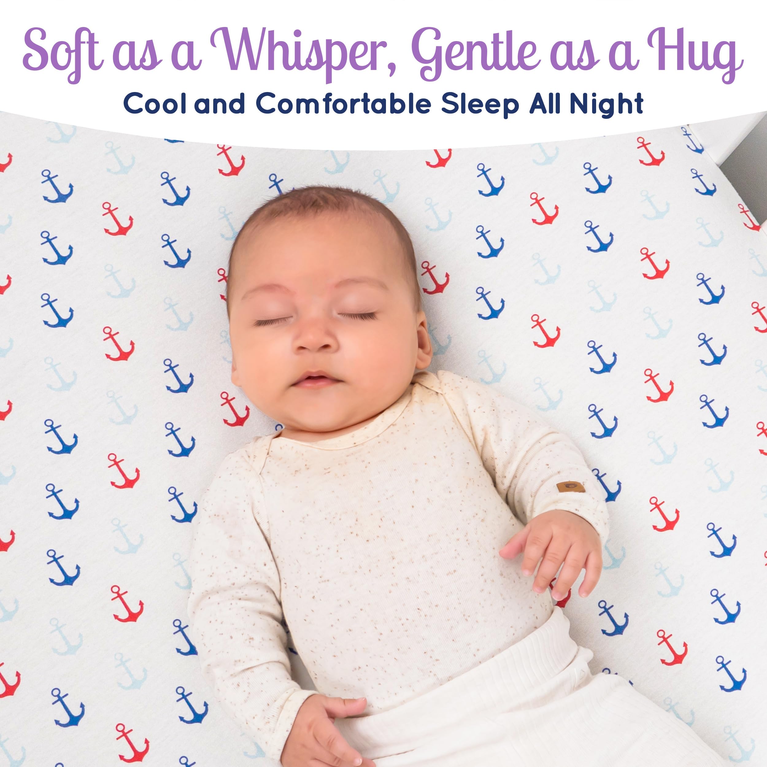 Grow Wild versatile sheet suits crib and toddler bed use.