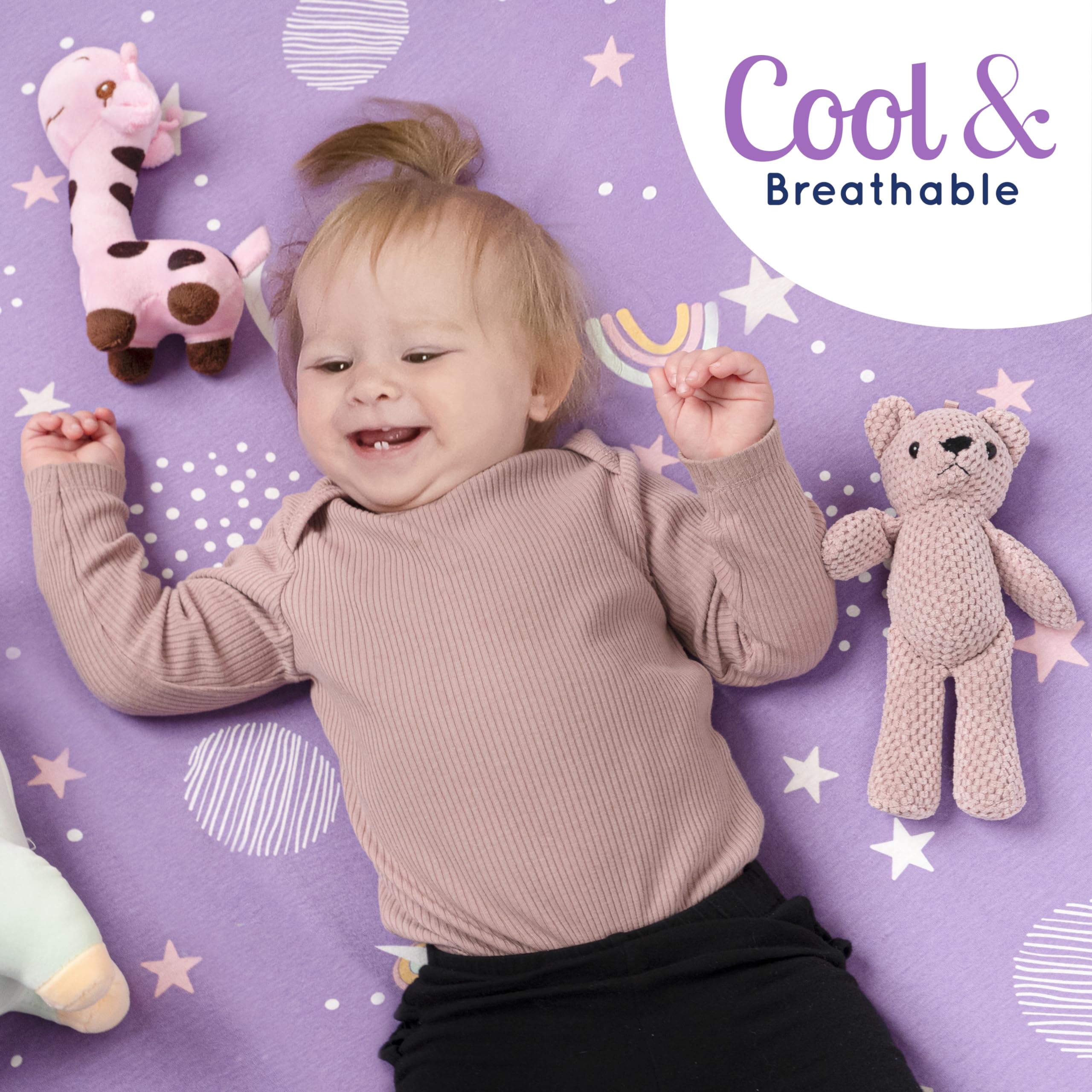 Grow Wild toddler bed sheet fits multiple sleeping surfaces