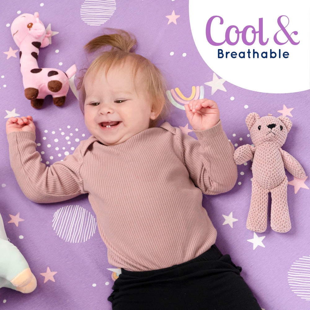 Grow Wild toddler bed sheet fits multiple sleeping surfaces