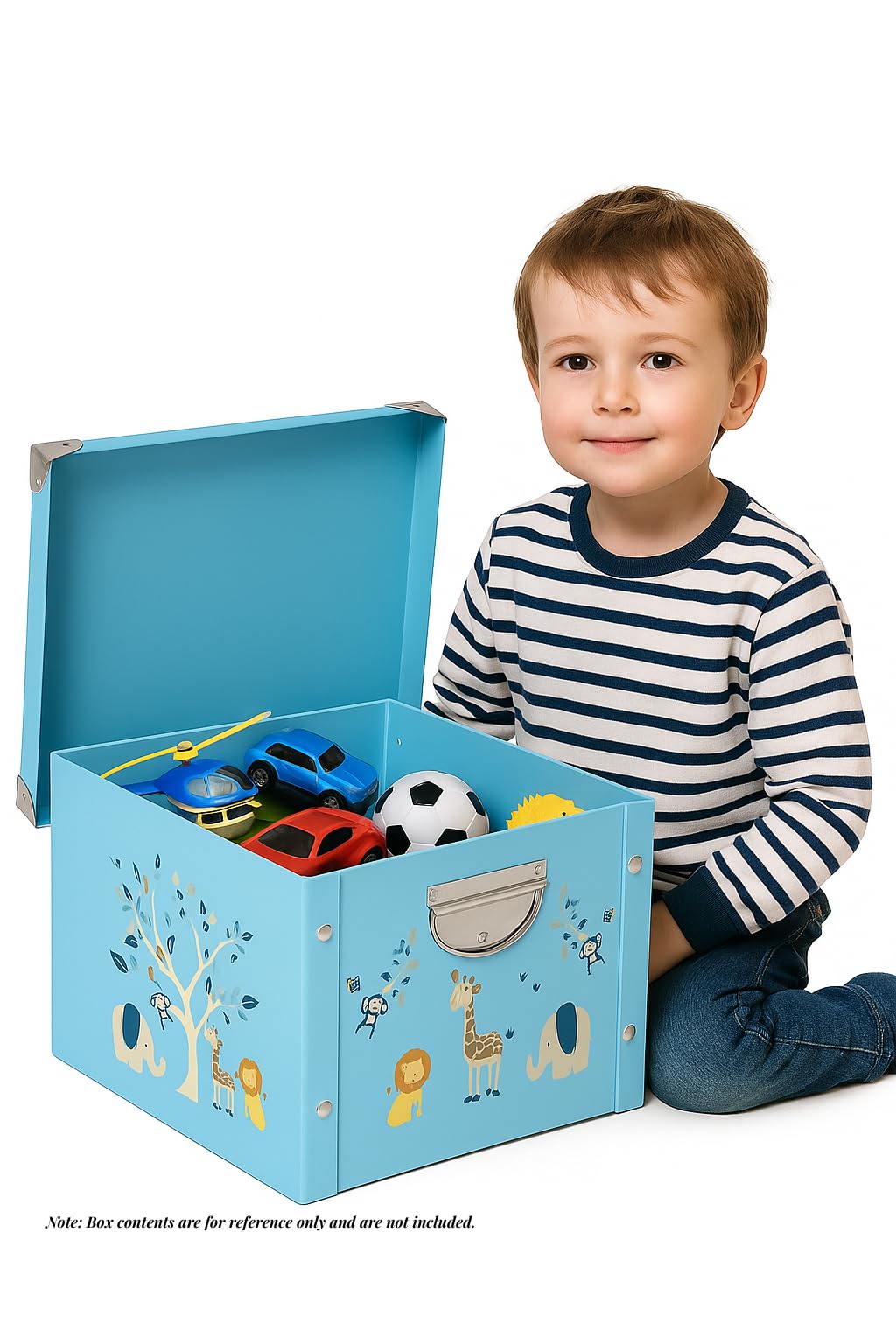 GroWings keepsake box safari-design lid adds stylish nursery decor while protecting memories.