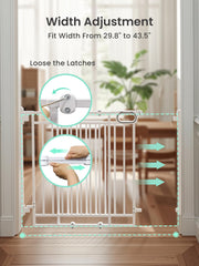 GROWNSY gate one handed operation with child nearby