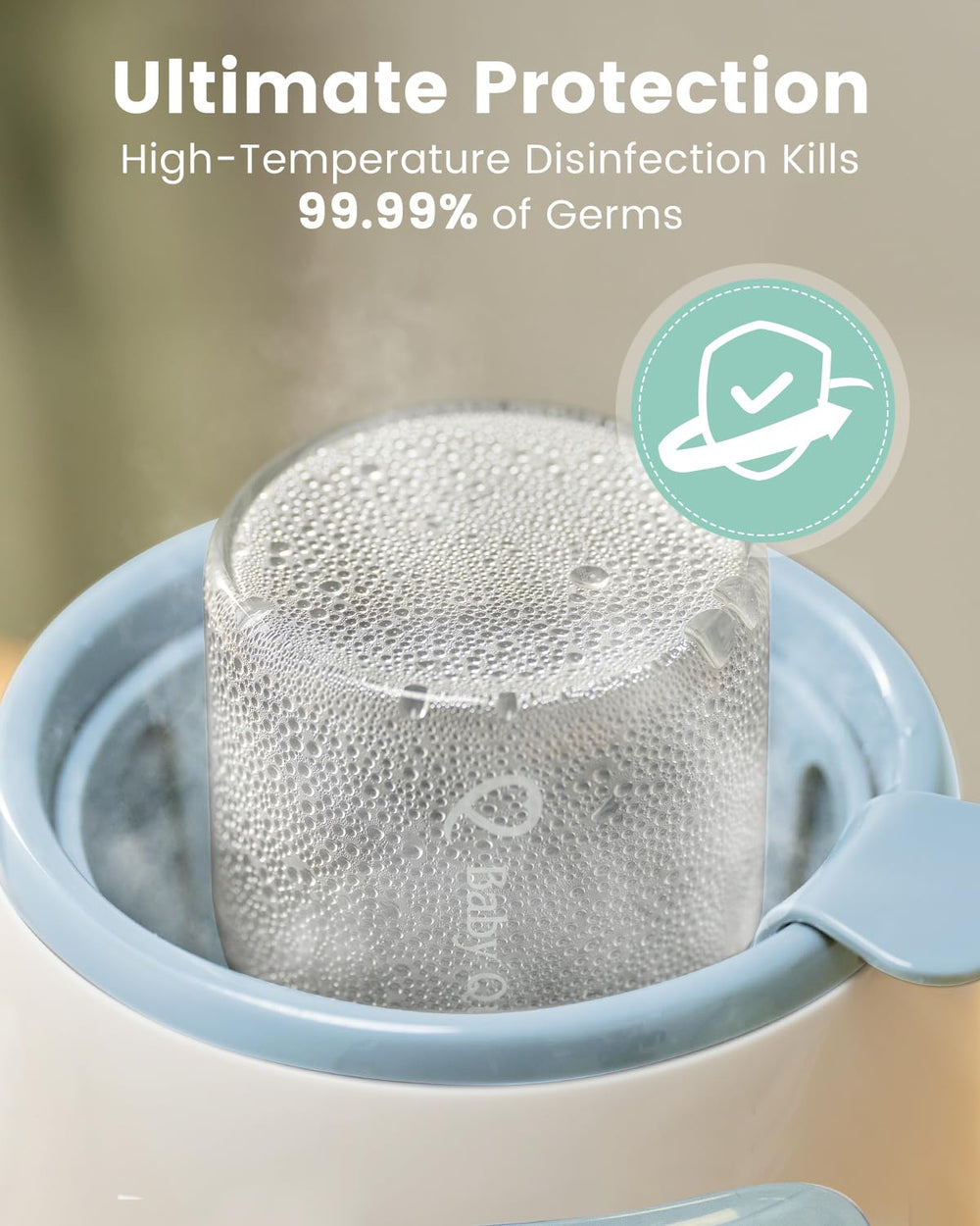 GROWNSY Bottle Warmer auto shut-off provides worry-free warming.