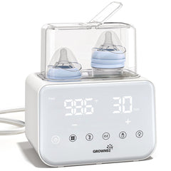Grownsy bottle warmer fast steam heating for quick night feeds and calm baby.