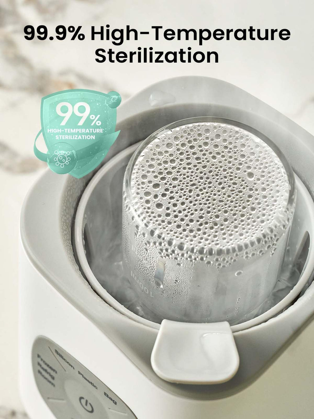 GROWNSY Bottle Warmer keeps bottle hygiene on the go.