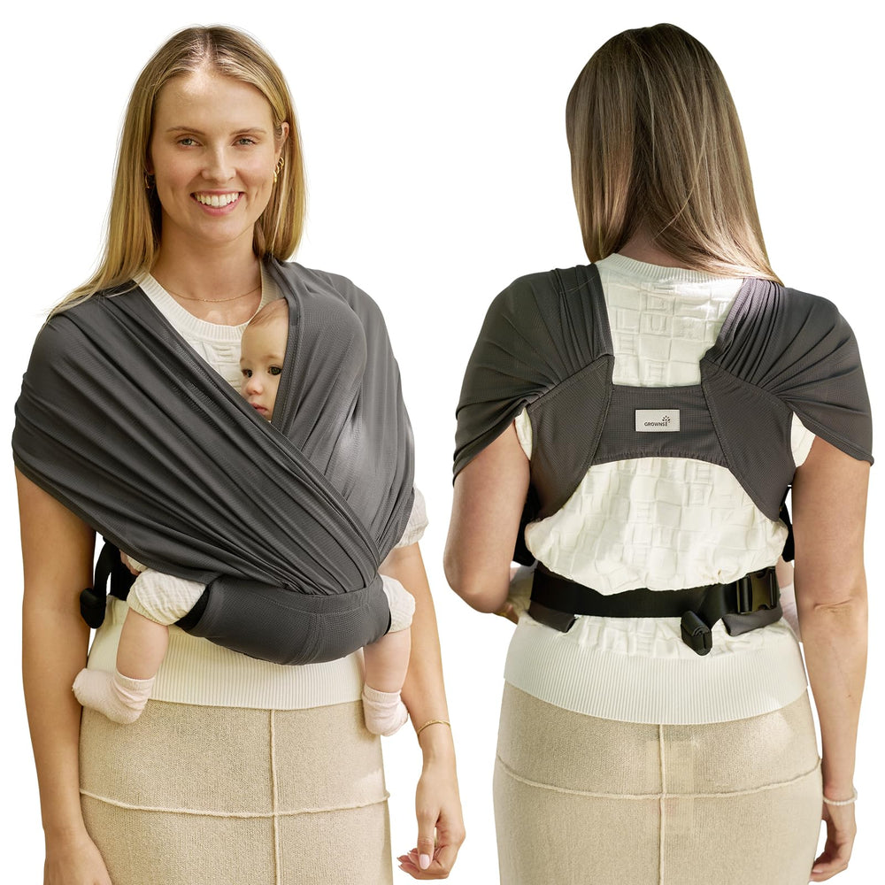 GROWNSY Comfy-Air mesh baby carrier demonstrates breathable all-day comfort