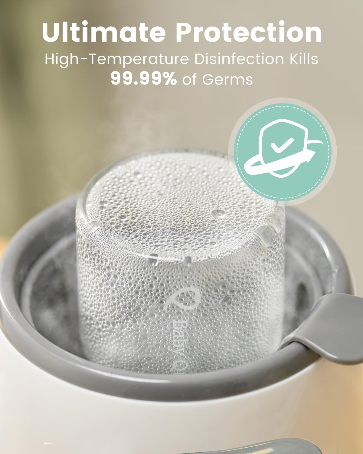 Grownsy defrost function helps ready frozen milk for timed feeds