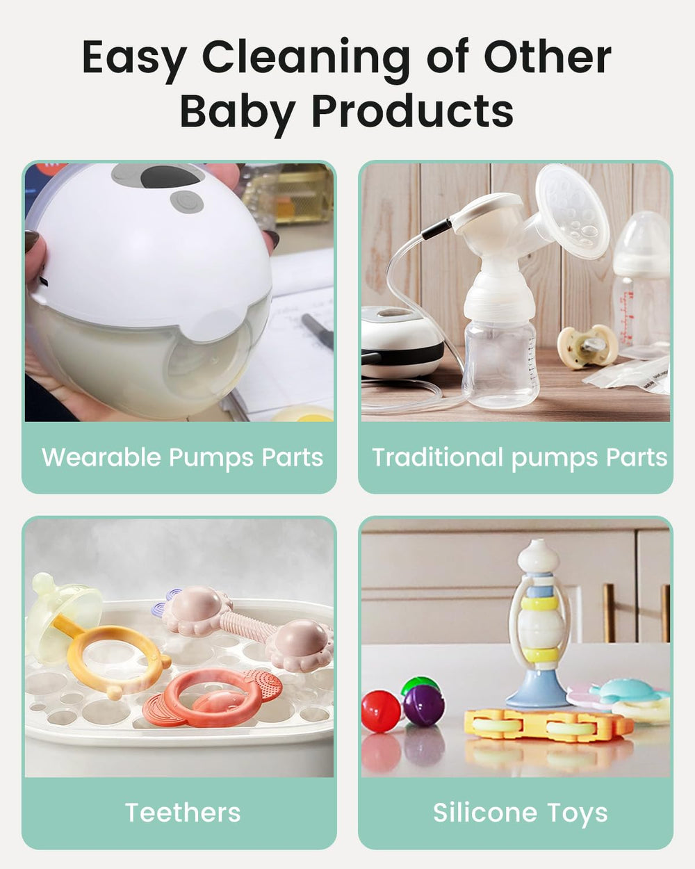 GROWNSY detergent tablets inside box showing four bags per box.