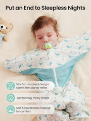 Growns y foot button openable design highlights feet-free option and skin protection