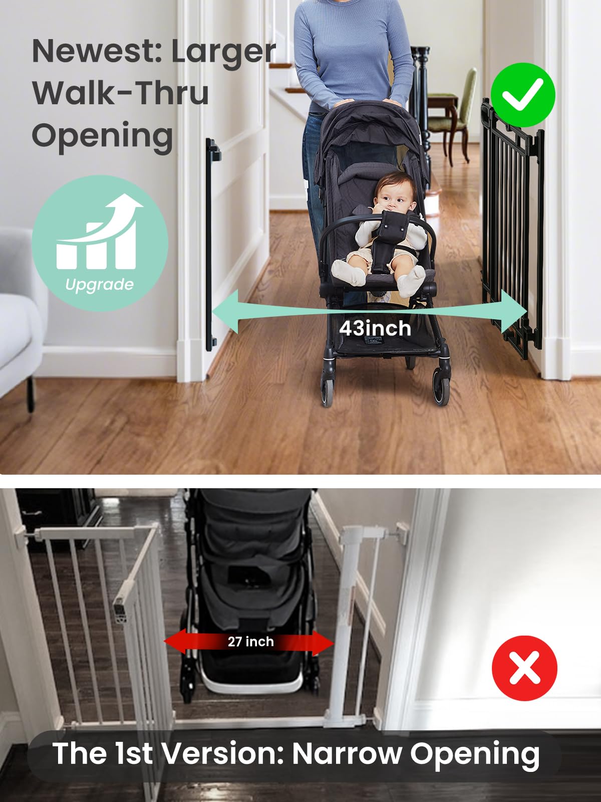 GROWNSY auto-close feature demonstrates secure locking from shallow openings.