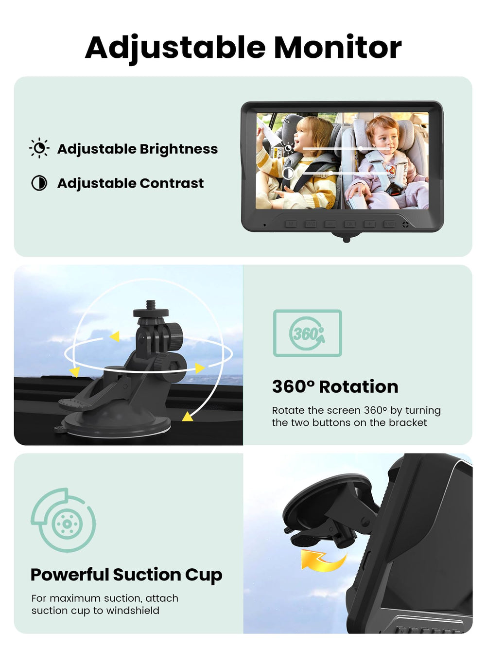 GROWNSY-infant-movement-clear-view helps parents observe baby movements clearly