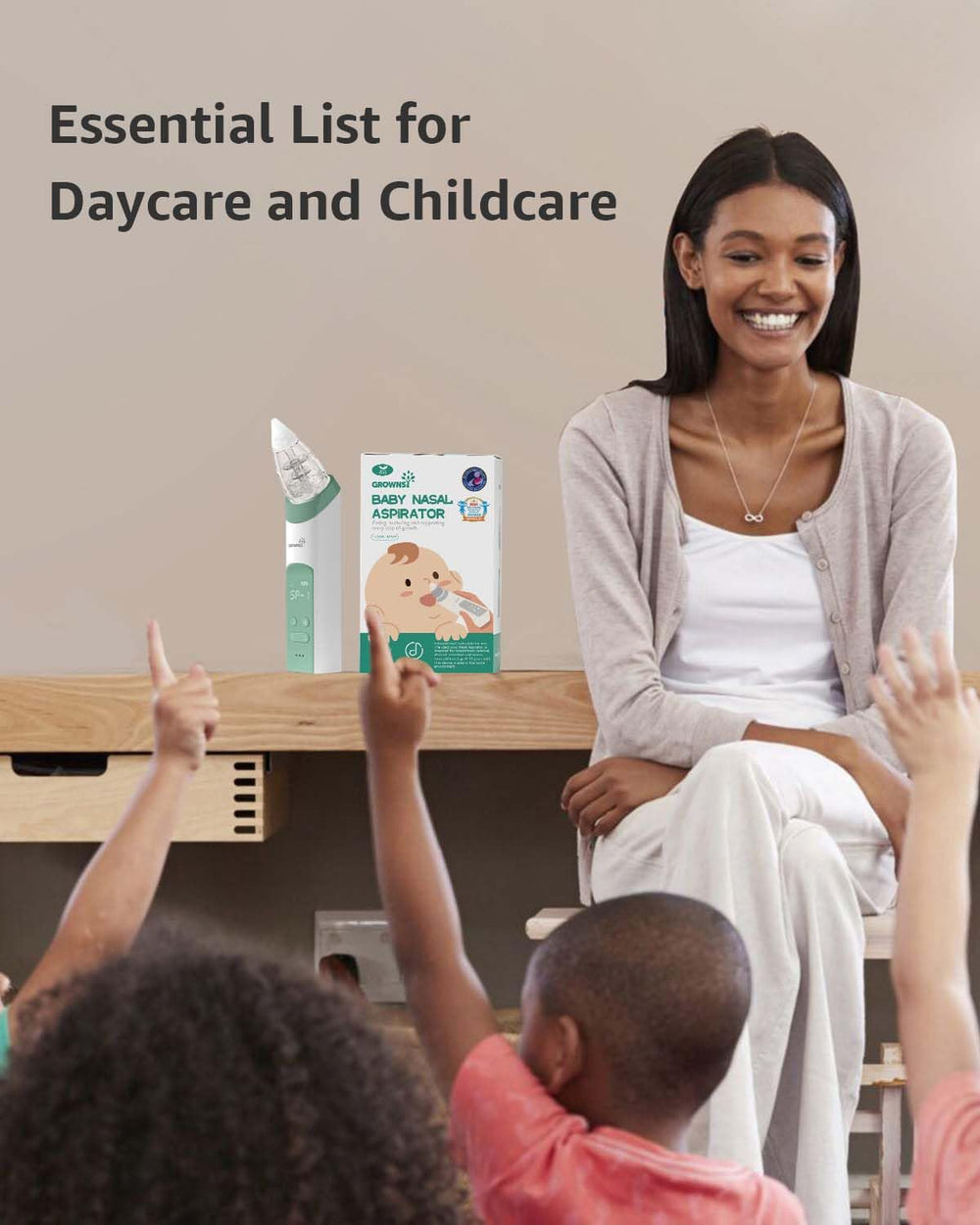 GROWNSY mucus chamber being cleaned with warm soapy water