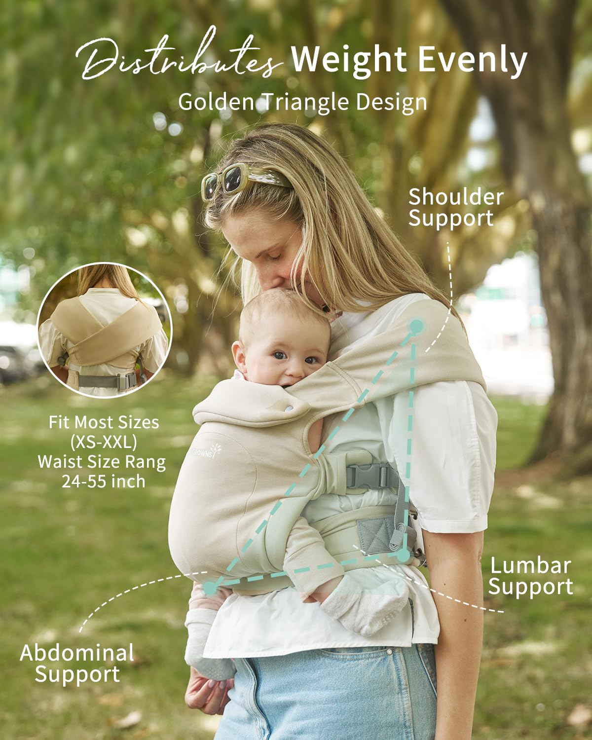 GROWNSY newborn-0-8-weeks neck cushion for gentle support