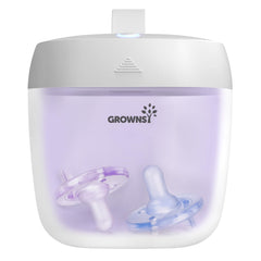 GROWNSY pacifier sanitizer portable front view shows compact travel-ready design.