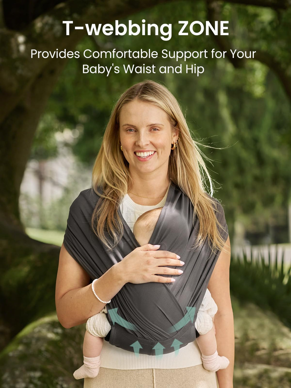 GROWNSY padded leg openings help maintain comfortable circulation for baby