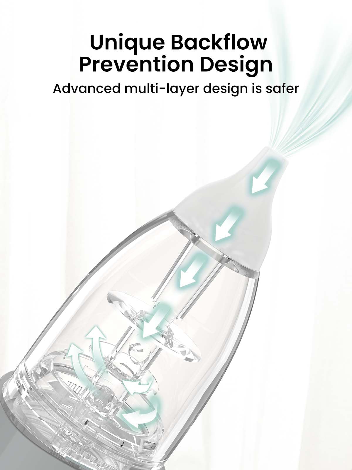 Grownsy soft silicone tips BPA free for gentle baby use.