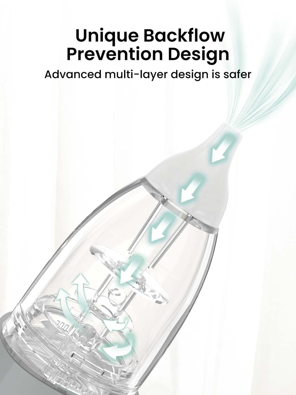 Grownsy soft silicone tips BPA free for gentle baby use.
