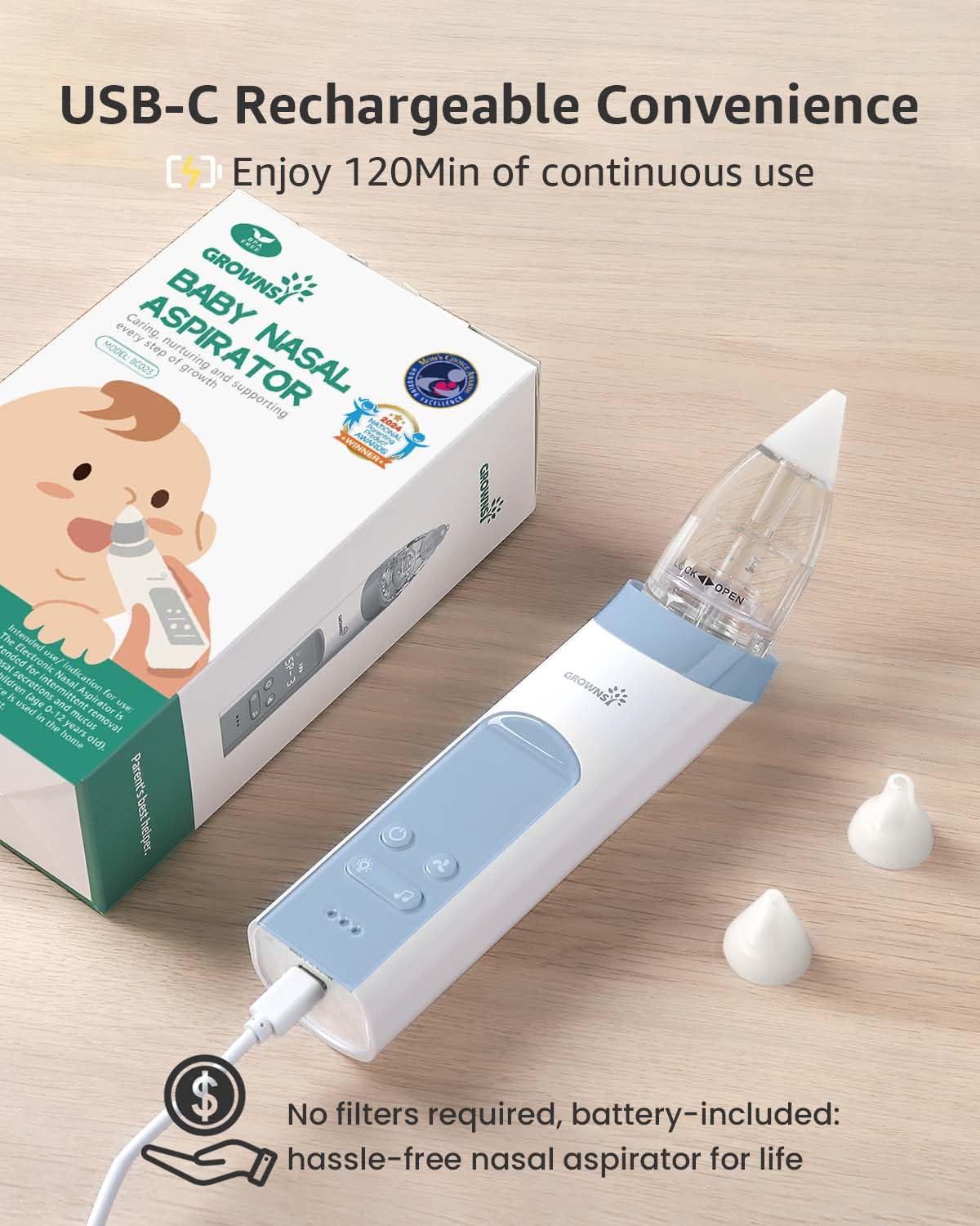 GROWNSY travel storage case enables easy packing for trips.