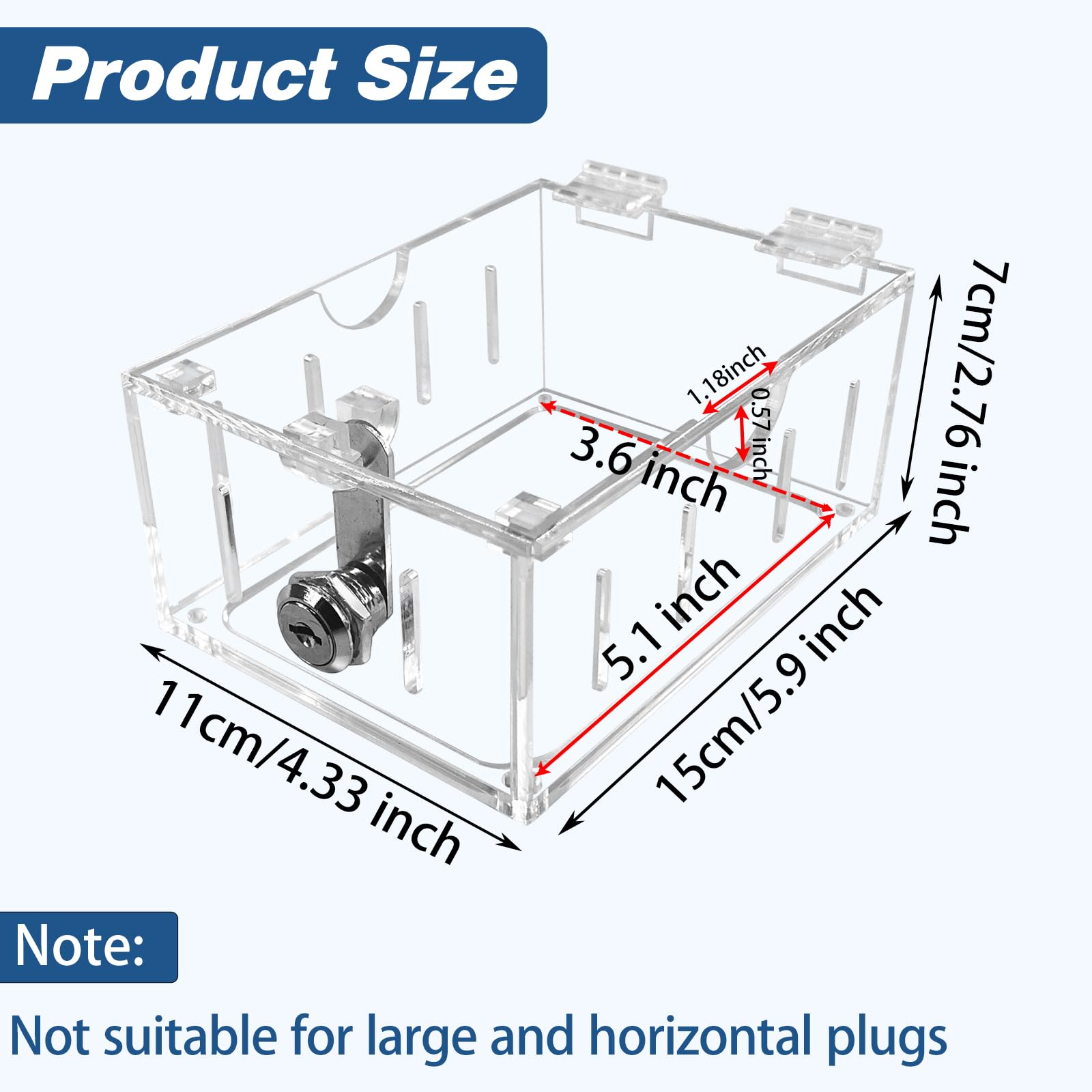 groword outlet protector box installation shows easy no-switch removal setup for quick safety updates.