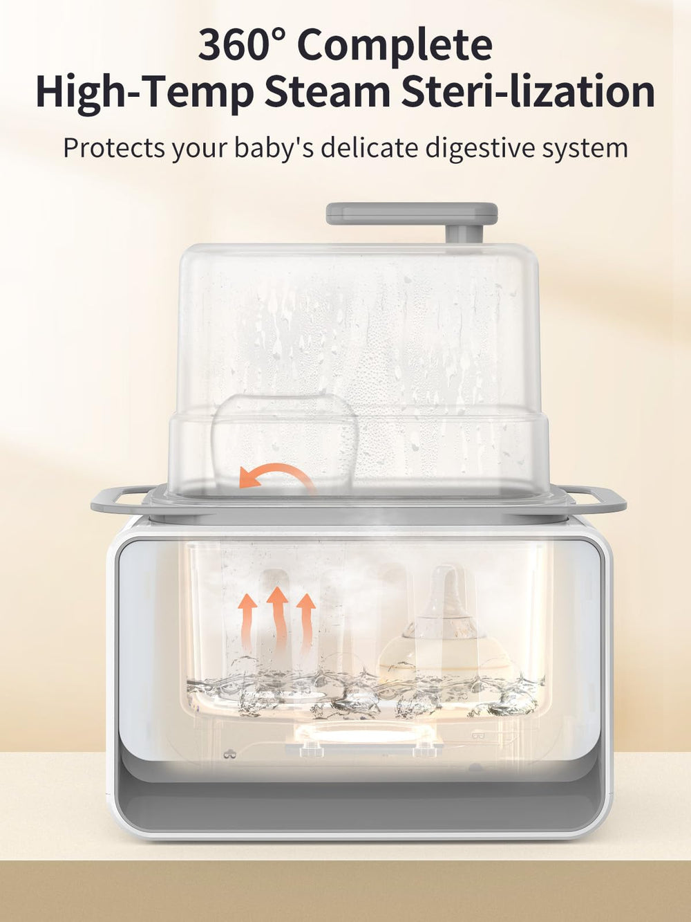 GROWNSY egg boil mode aids quick family meal prep.