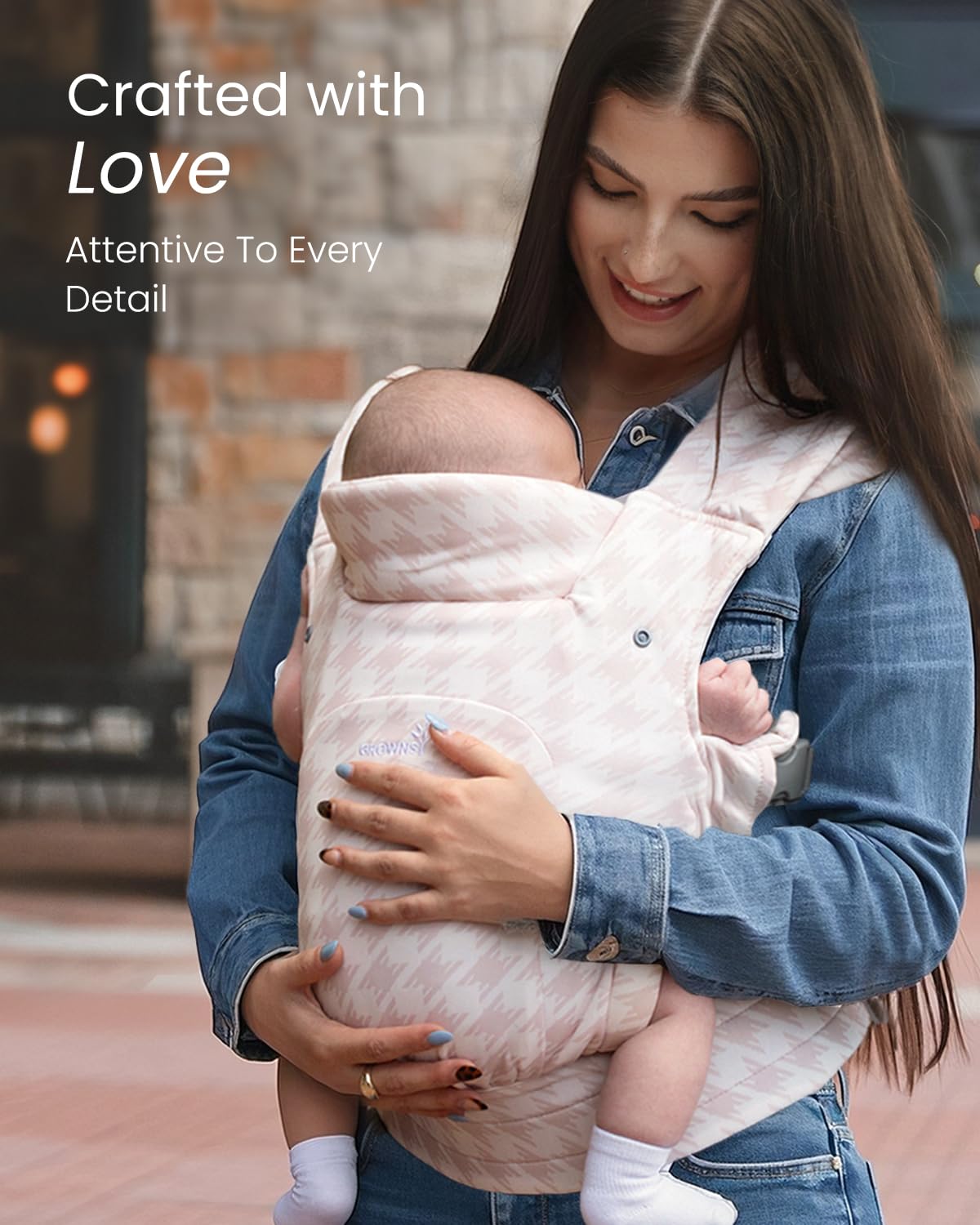 GROWNSY hassle-free buckle quick fastening for easy wearing