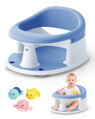 GrowthFun baby bath seat open-design aids easy in and out during bath time