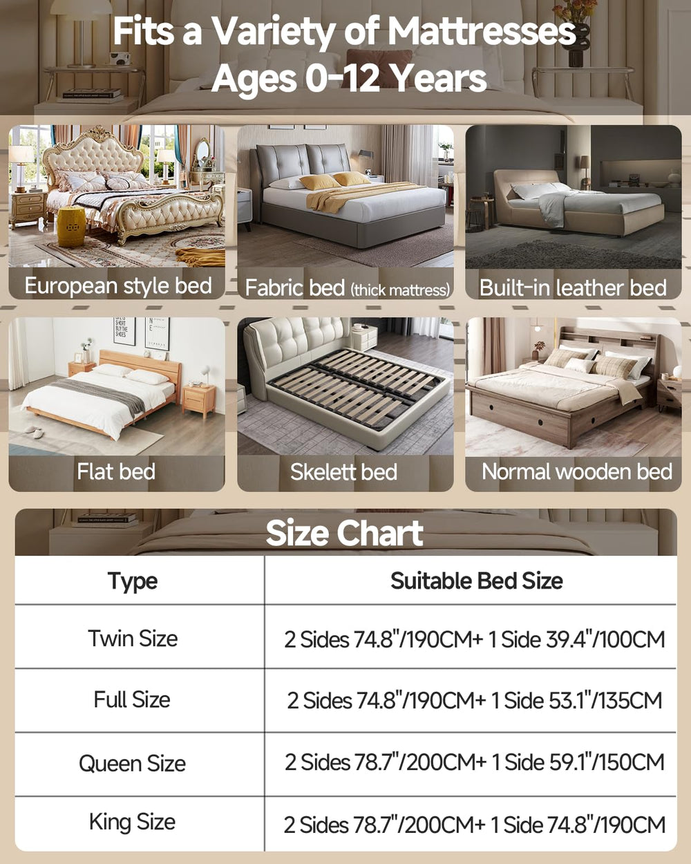 GrowthFun bed rail single-side lift feature enables easy sheet changes