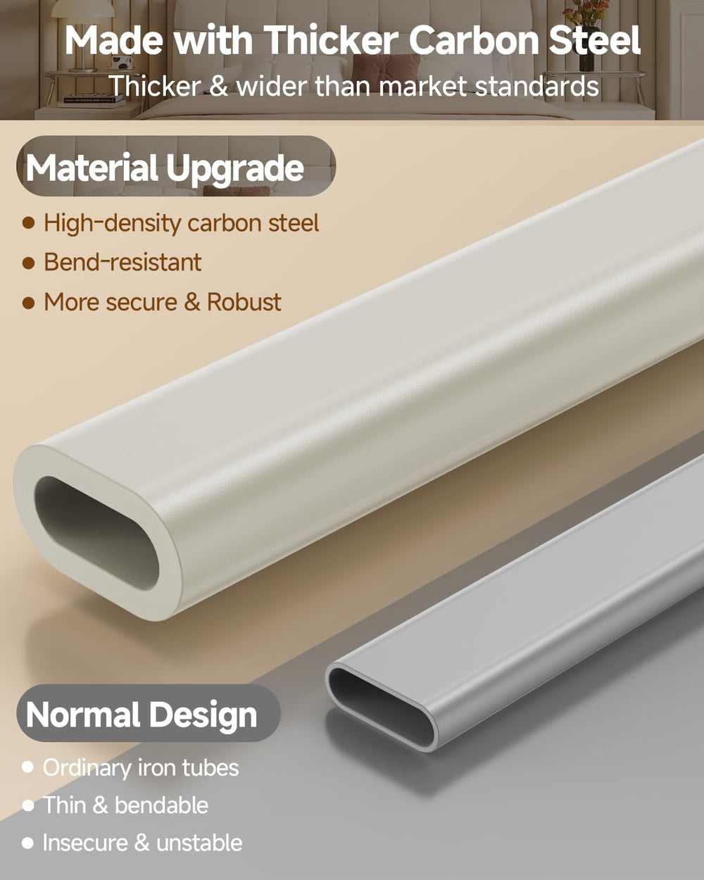GrowthFun bed rail with soft padding emphasizing child safety and comfort