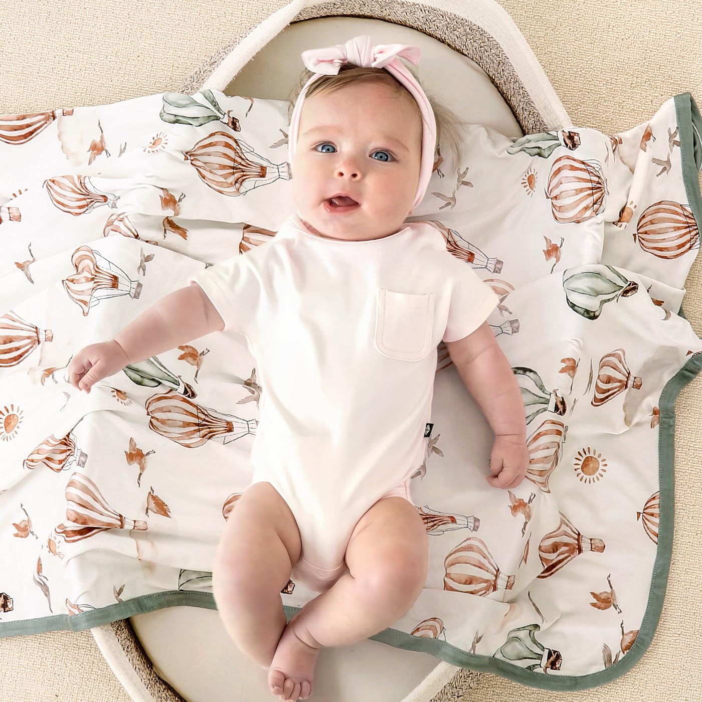 GRSSDER baby blanket easy care, machine washable