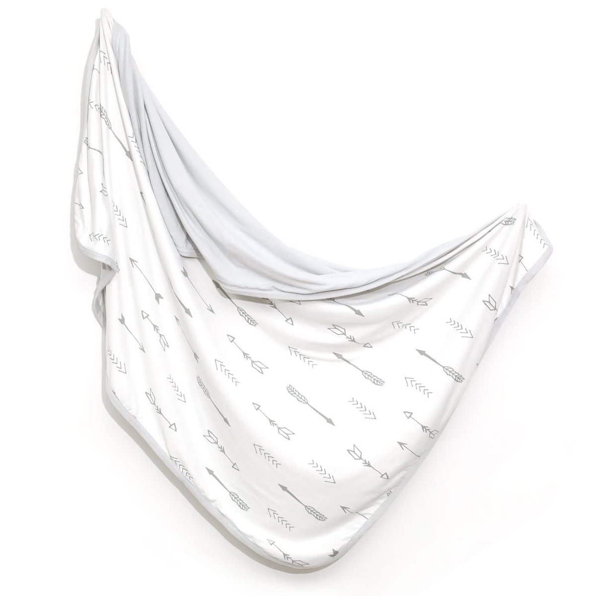 GRSSDER baby blanket jersey-knit closeup showing ultra-soft texture for sensitive skin.